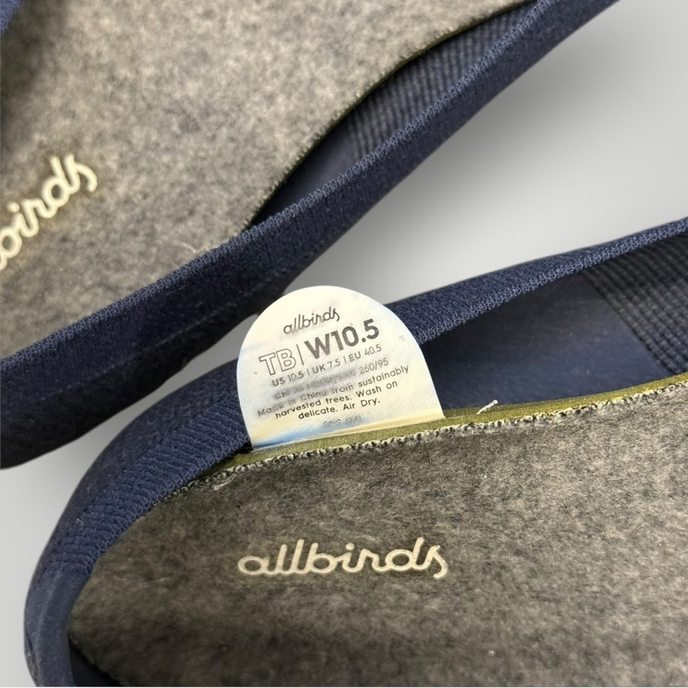 Allbirds Women's Tree‎ Breezers Navy Sz 10.5 - Picture 6 of 6